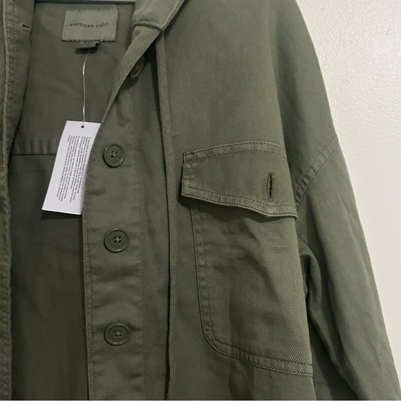 NWT American Eagle Hooded Utility Jacket Medium - Picture 3 of 4